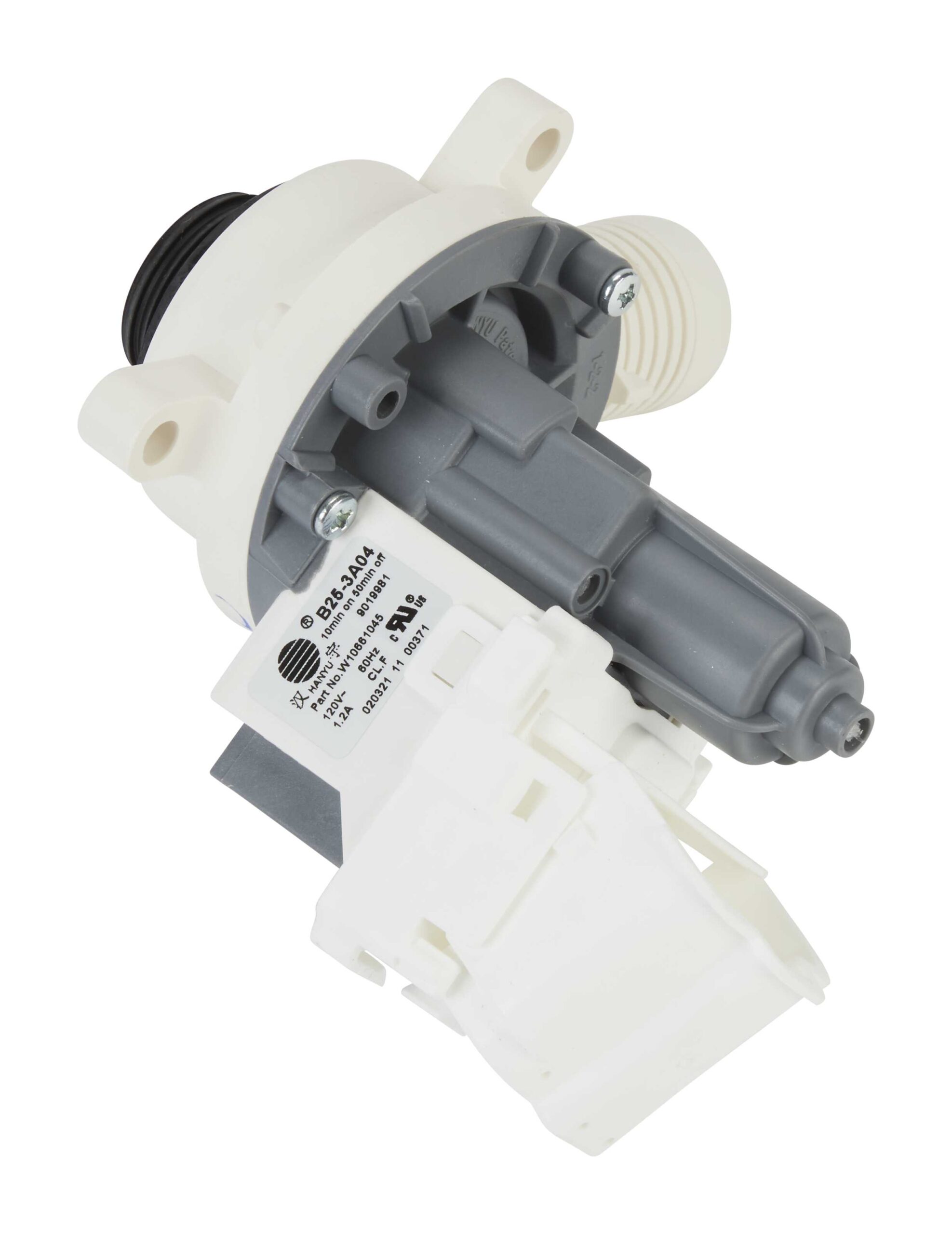 WPW10661045 Whirlpool Washer Water Drain Pump