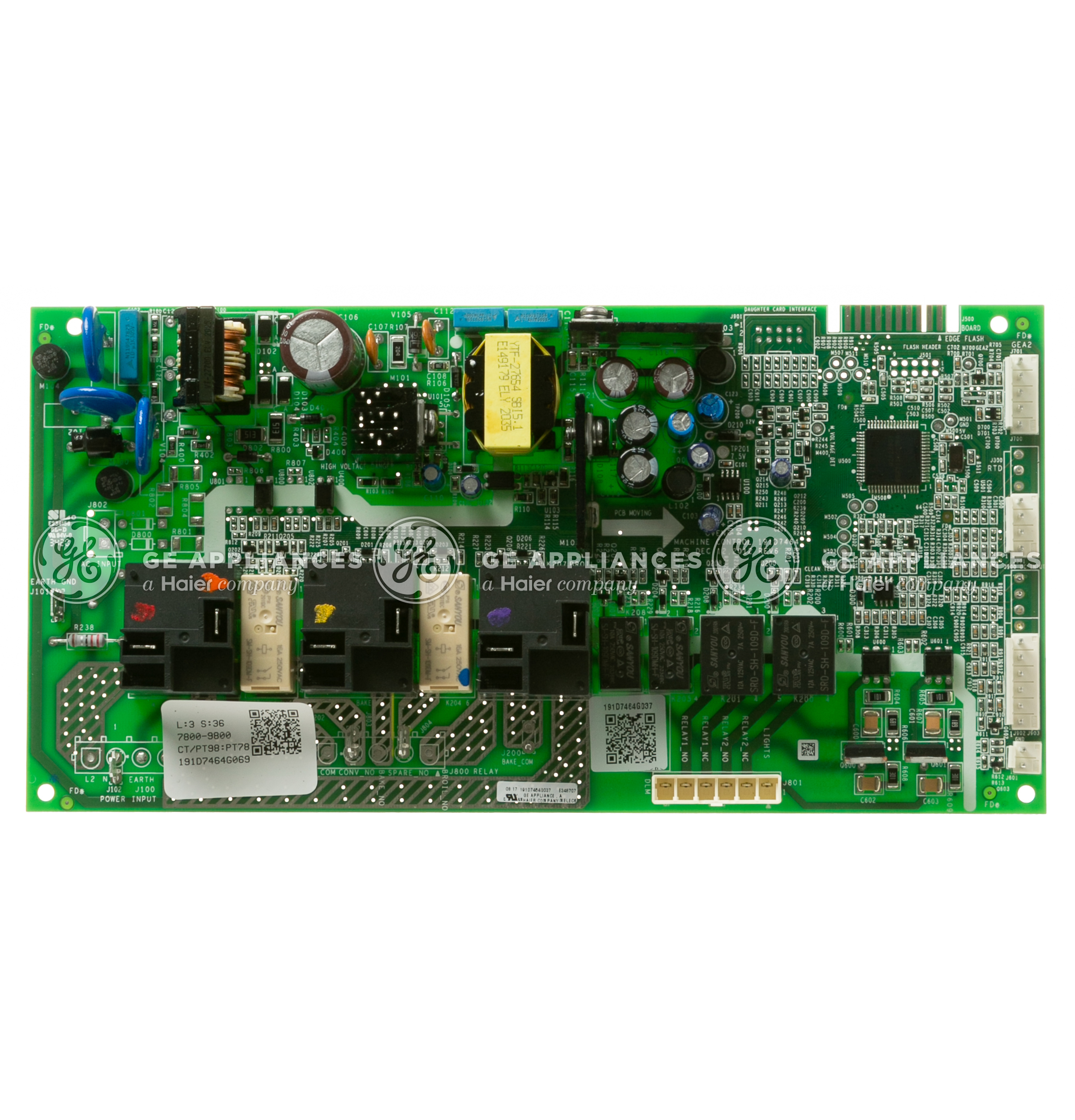 WB27X33487 GE Oven Machine Board Control