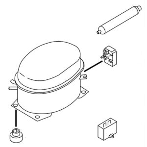 W11480426 Whirlpool Refrigerator Compressor