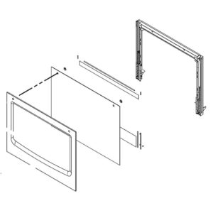 W11110284 Whirlpool Door Glass