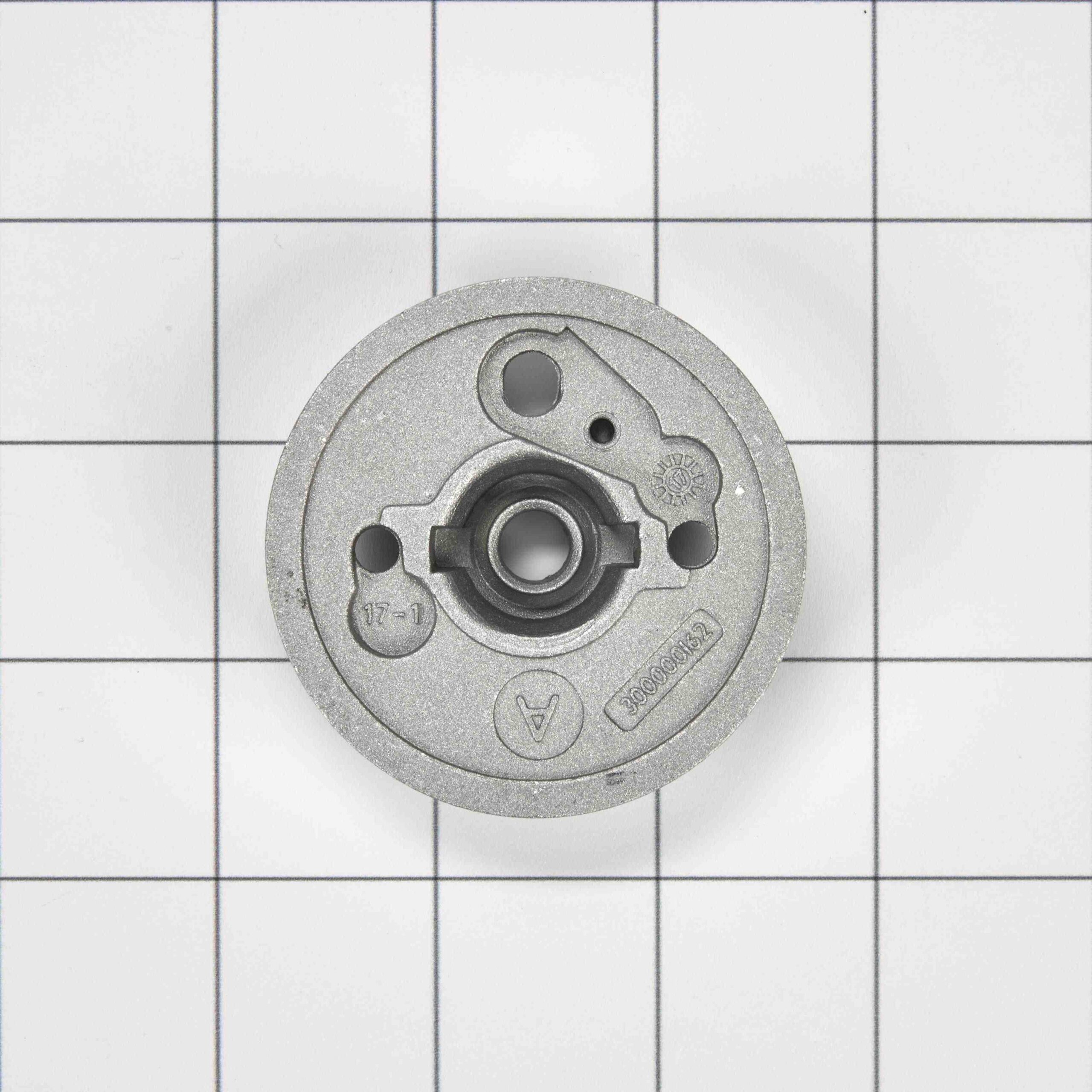 WPW10406243 Whirlpool Burner Head, Auxiliary (6K) (Lr) - Image 3