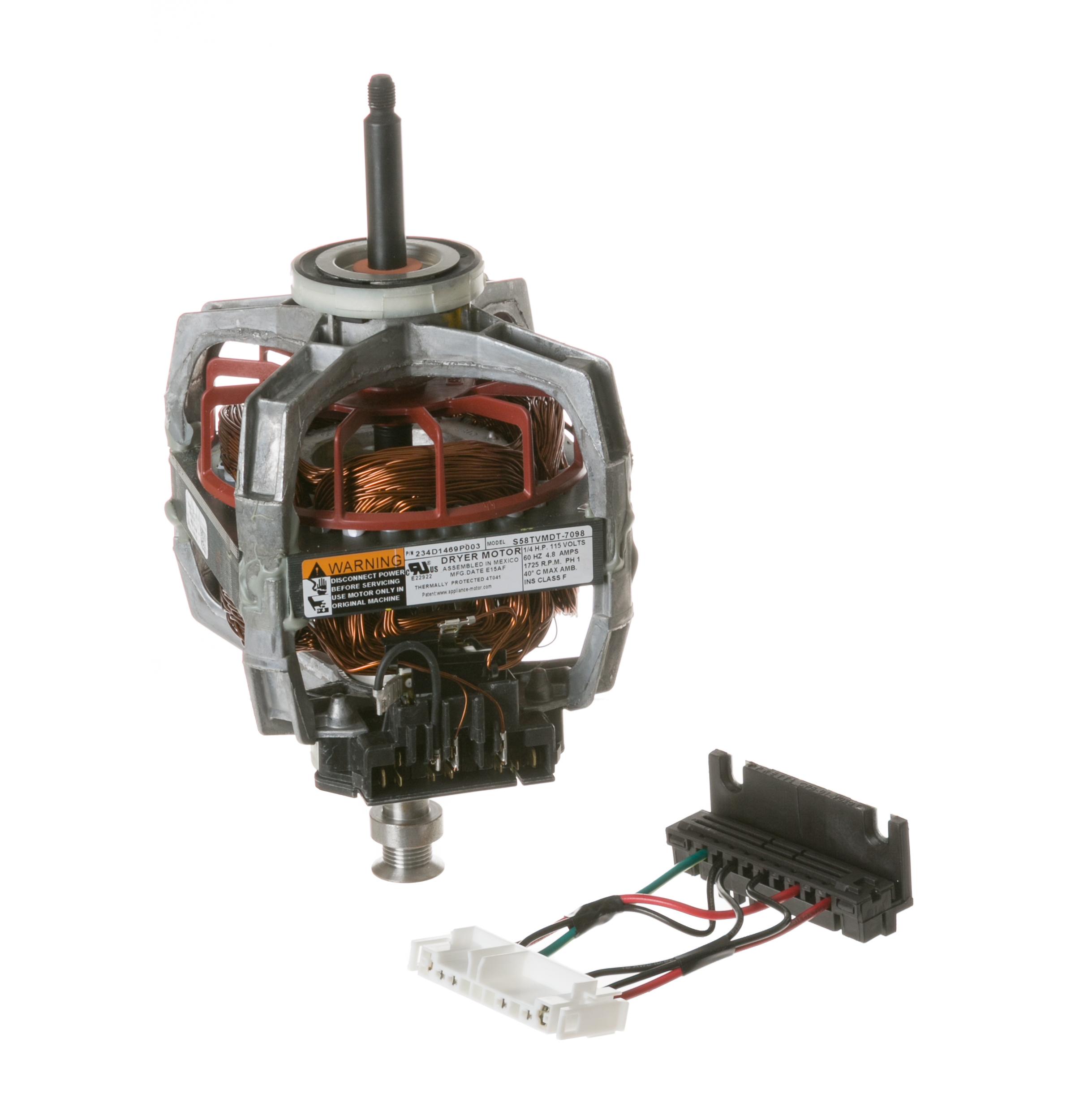 WE17X22217 GE Dryer Drive Motor with Pulley