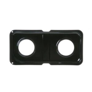 WB34K10010 GE Oven Double Burner Drip Pan Black