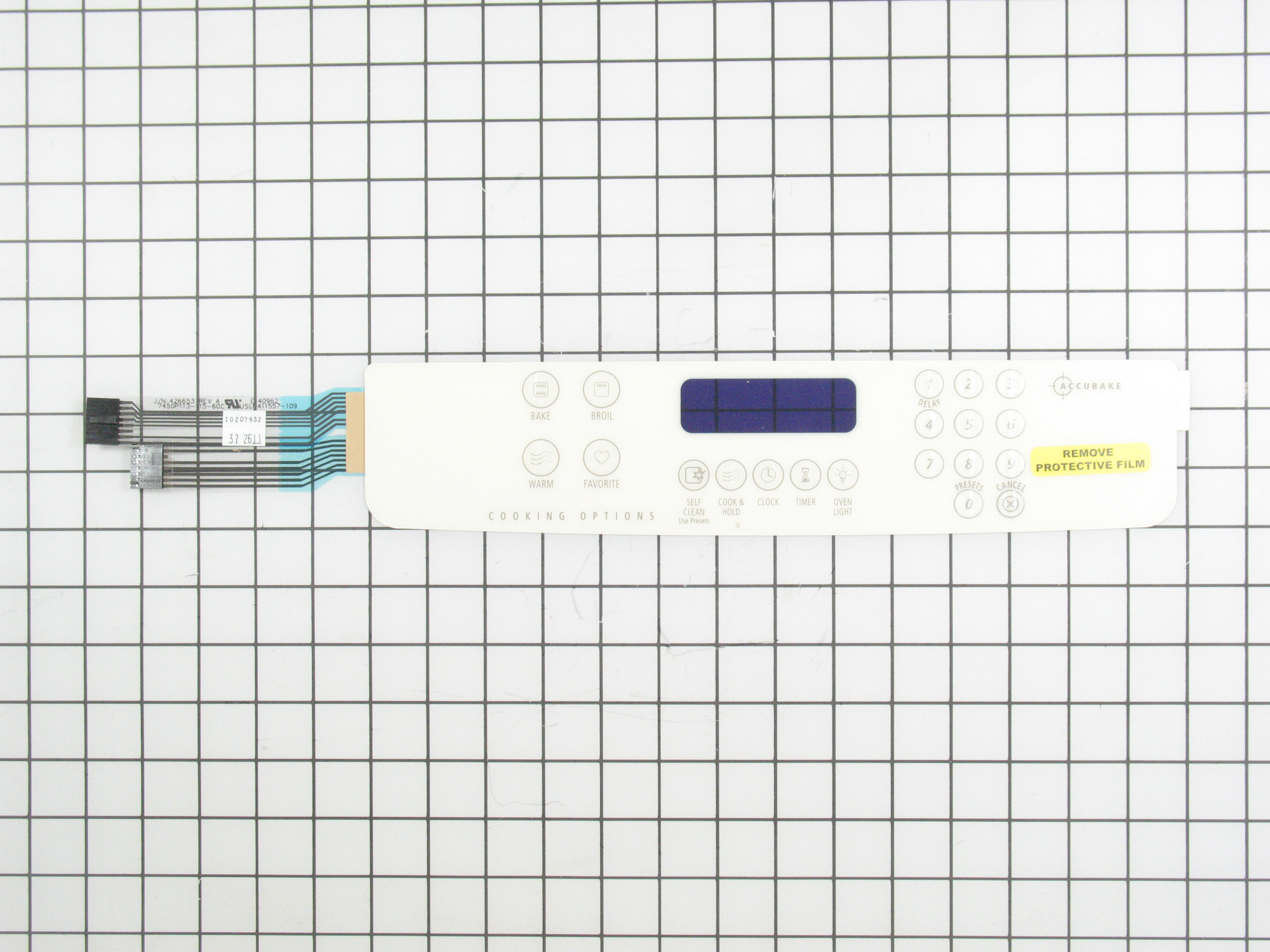 WPW10207932 Whirlpool Membrane Switch - Image 2
