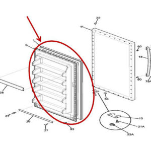 5304505529 Frigidaire Refrigerator Door Seal Gasket