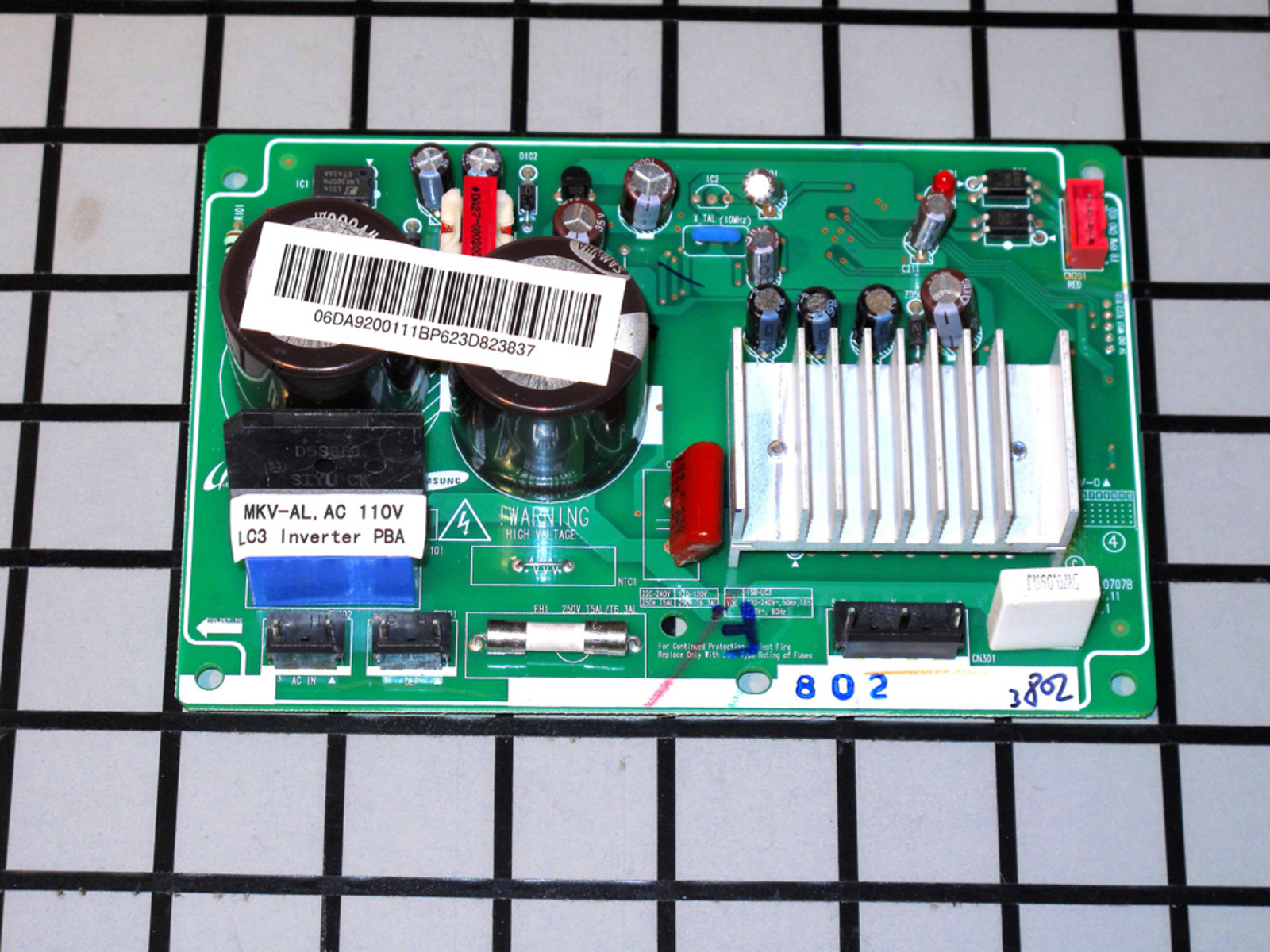 DA92-00111B Samsung Refrigerator PCB Inverter Assembly