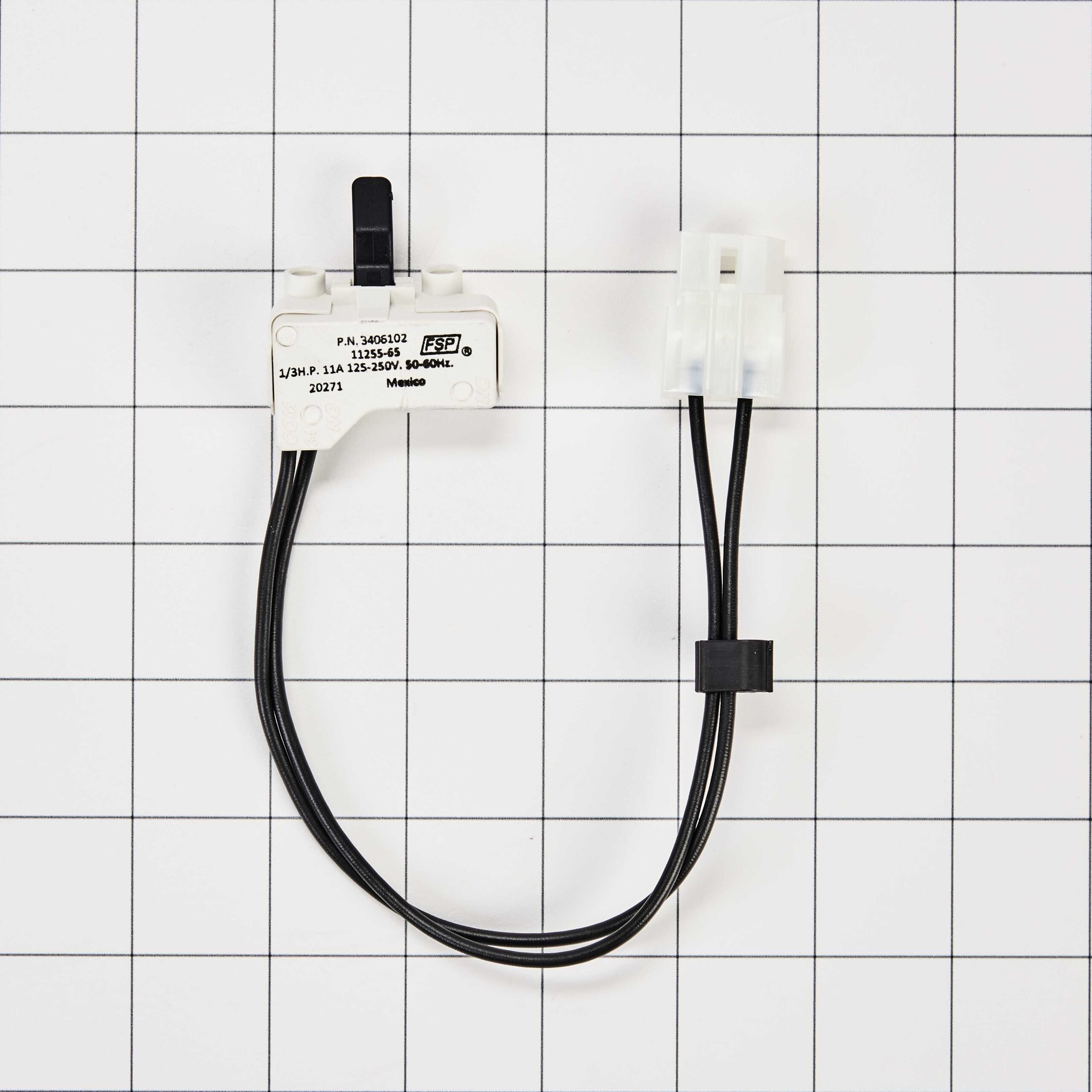 WP3406102 Whirlpool Door Switch - Image 2