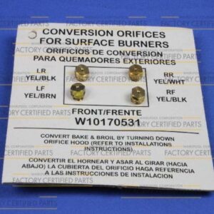 WPW10170531 Whirlpool Orifice Spud