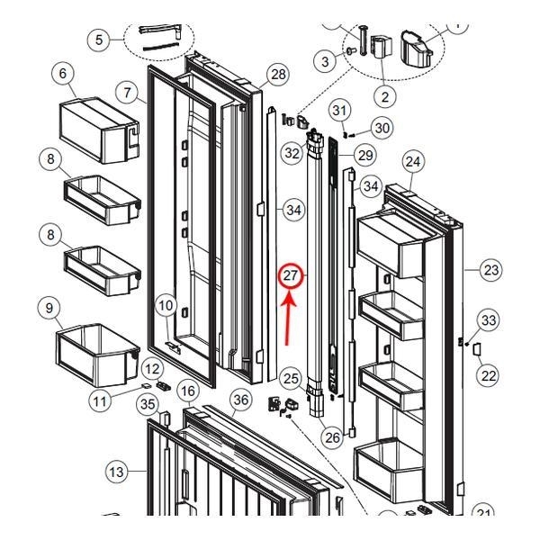 839681 Fisher & Paykel BODY FLAPPER BI