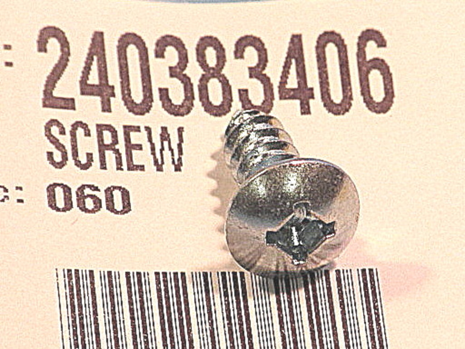 5304515677 Frigidaire Screws (Package of 4)