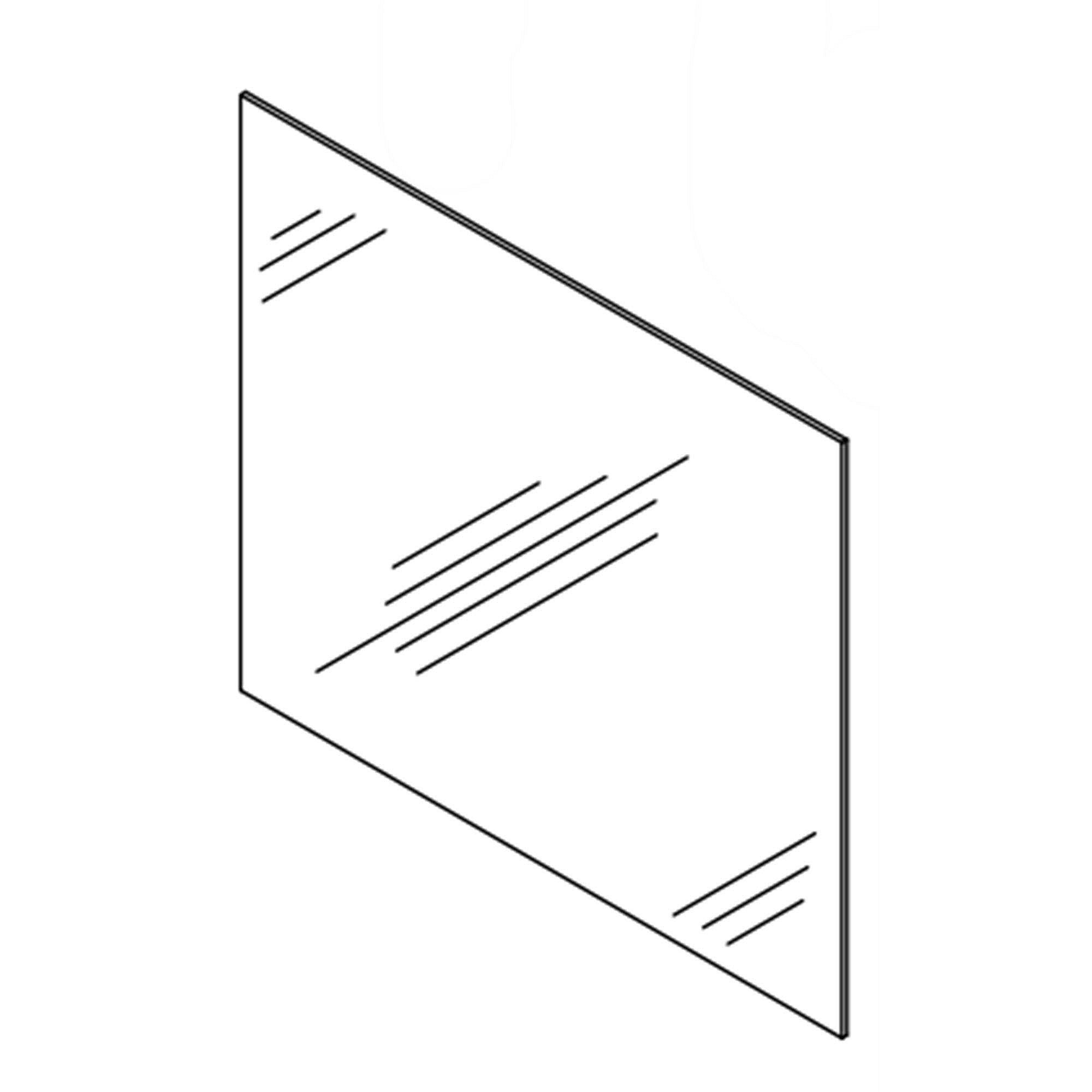 WPW10518377 Whirlpool Door Glass