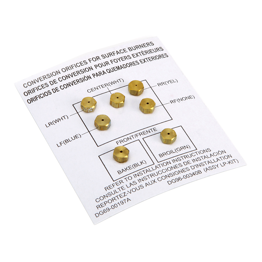 DG96-00340B Samsung Range Oven LP Conversion Kit Assembly