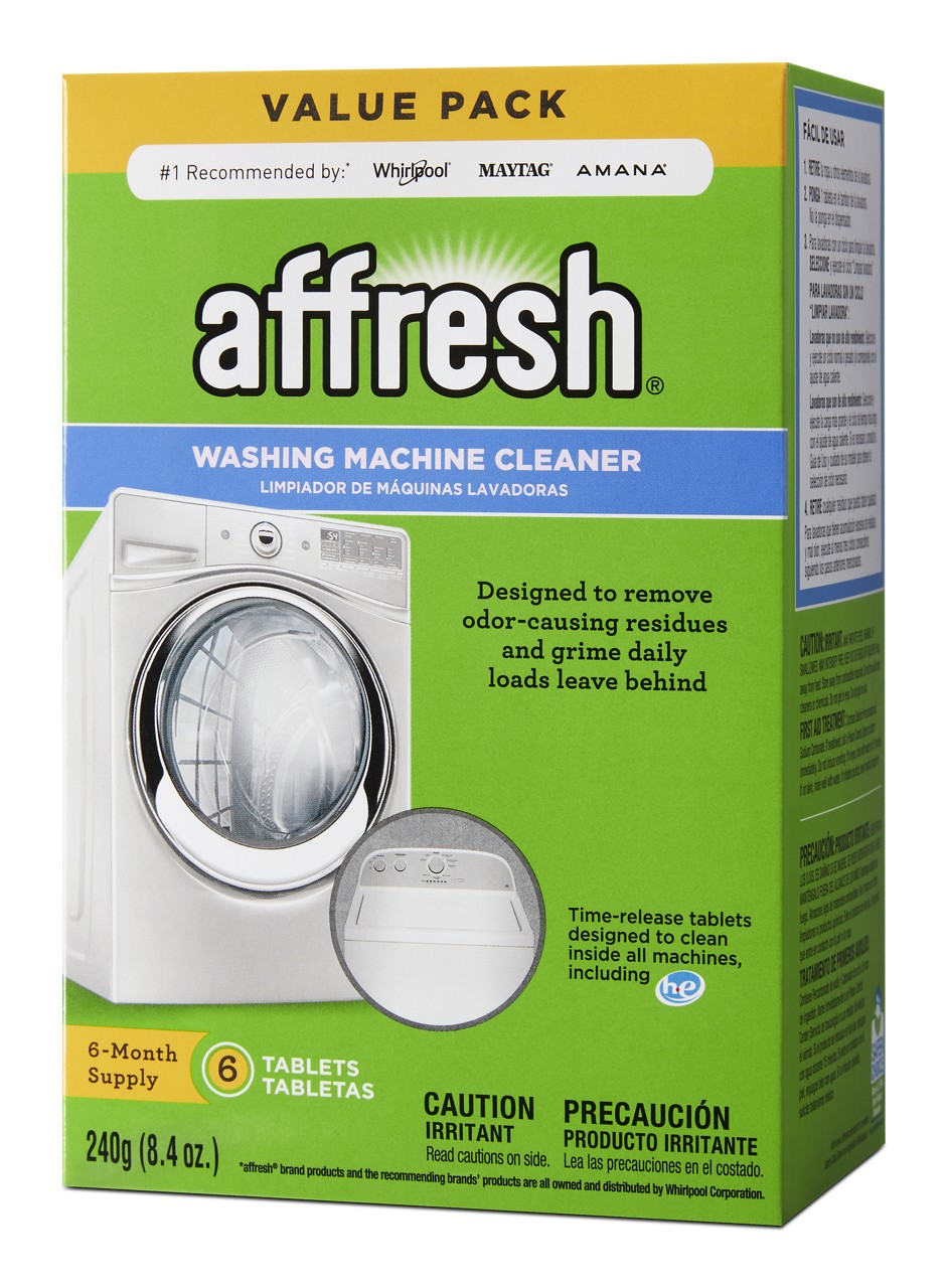 W10501250 Whirlpool Washer Affresh Cleaning Tablets 6PK
