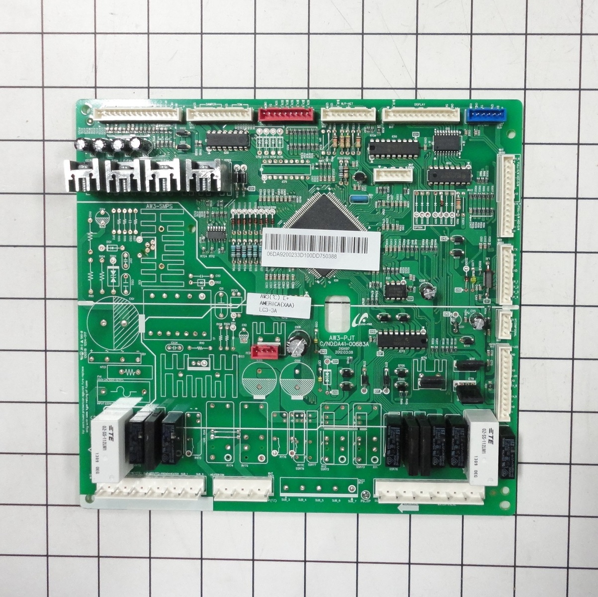 DA92-00233D Samsung Refrigerator PCB Main Assembly