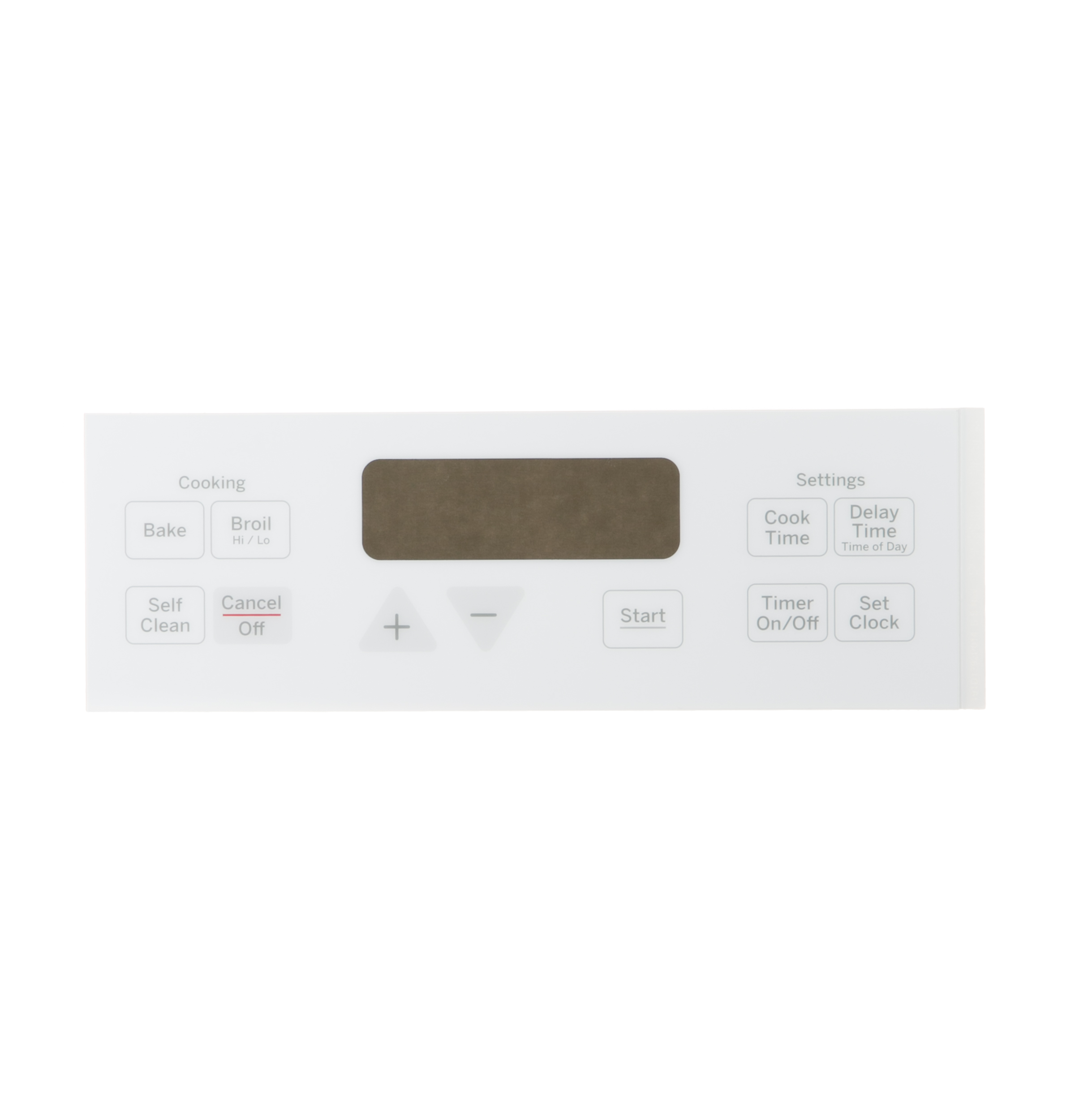 WB07X20144 GE Oven Plate Clock (White)