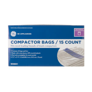 WX60X1 GE 15" Trash Compactor Bags 15PK