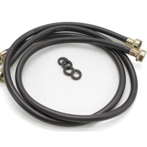 WH41X10207 GE Washer 2 Pack Rubber Inlet Hose 4'