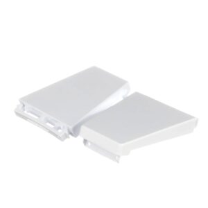 4388286 Whirlpool Refrigerator Shef Bar Endcap Kit 2 Pack White