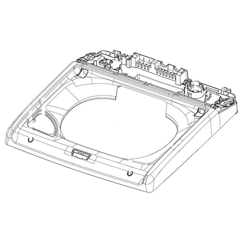DC63-02112A Samsung Cover Top WA3100M White