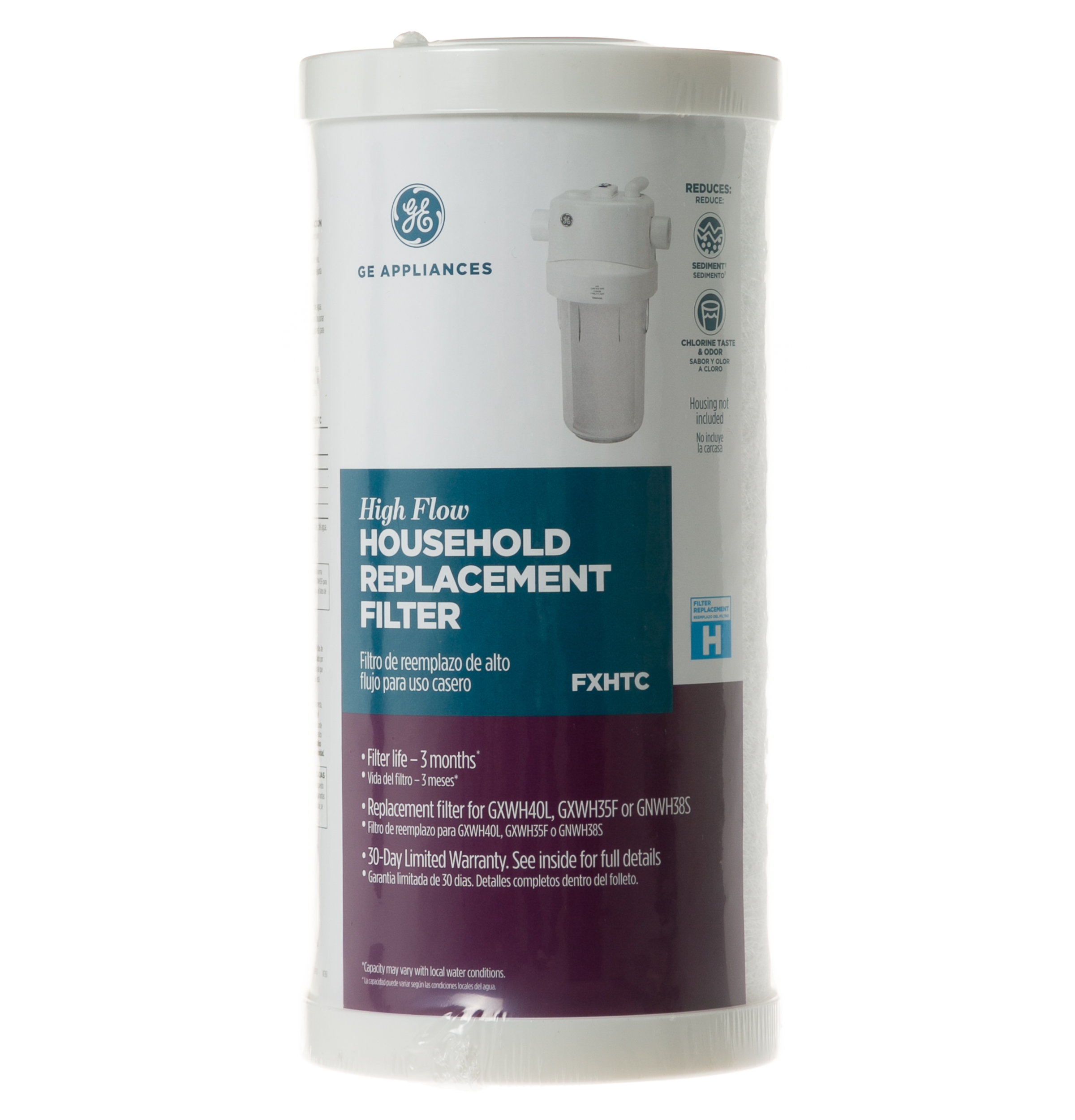 FXHTC GE Water Filter System Taste and Odor Carbon Filter