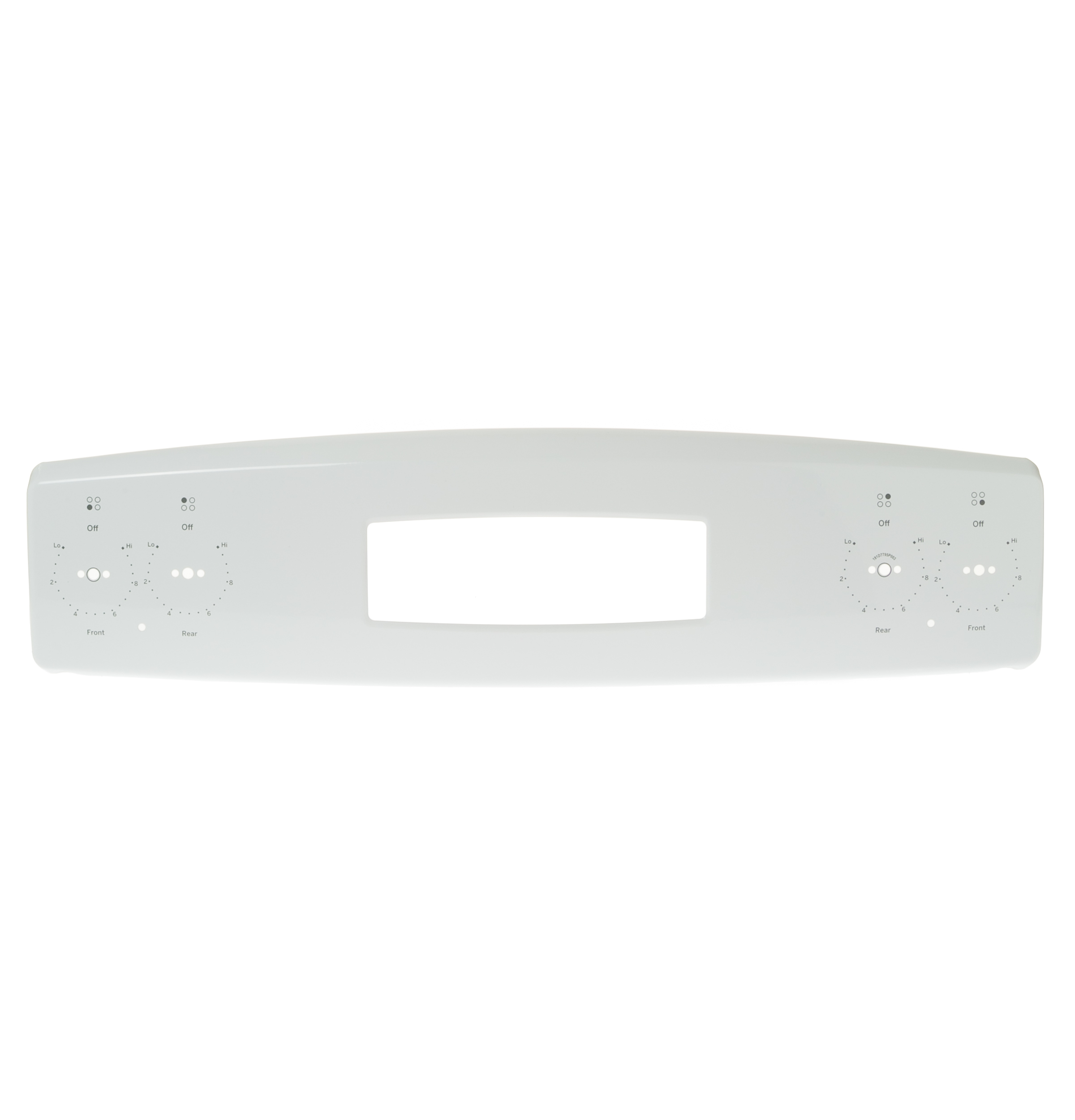 WB07X24025 GE Oven Trim & Bracket Assembly (White)