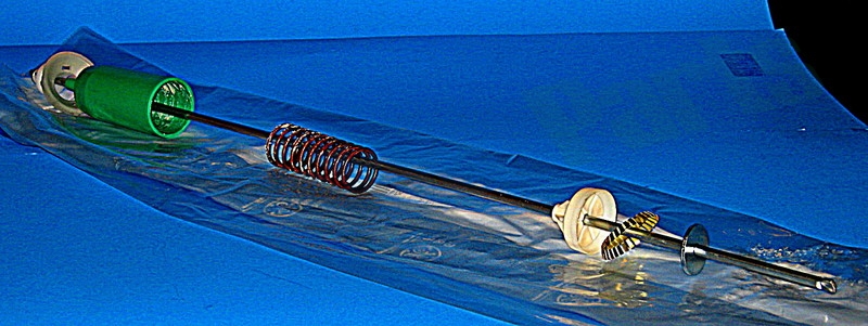 WH16X10057 GE Washer Rod & Spring Assembly Green - Image 3