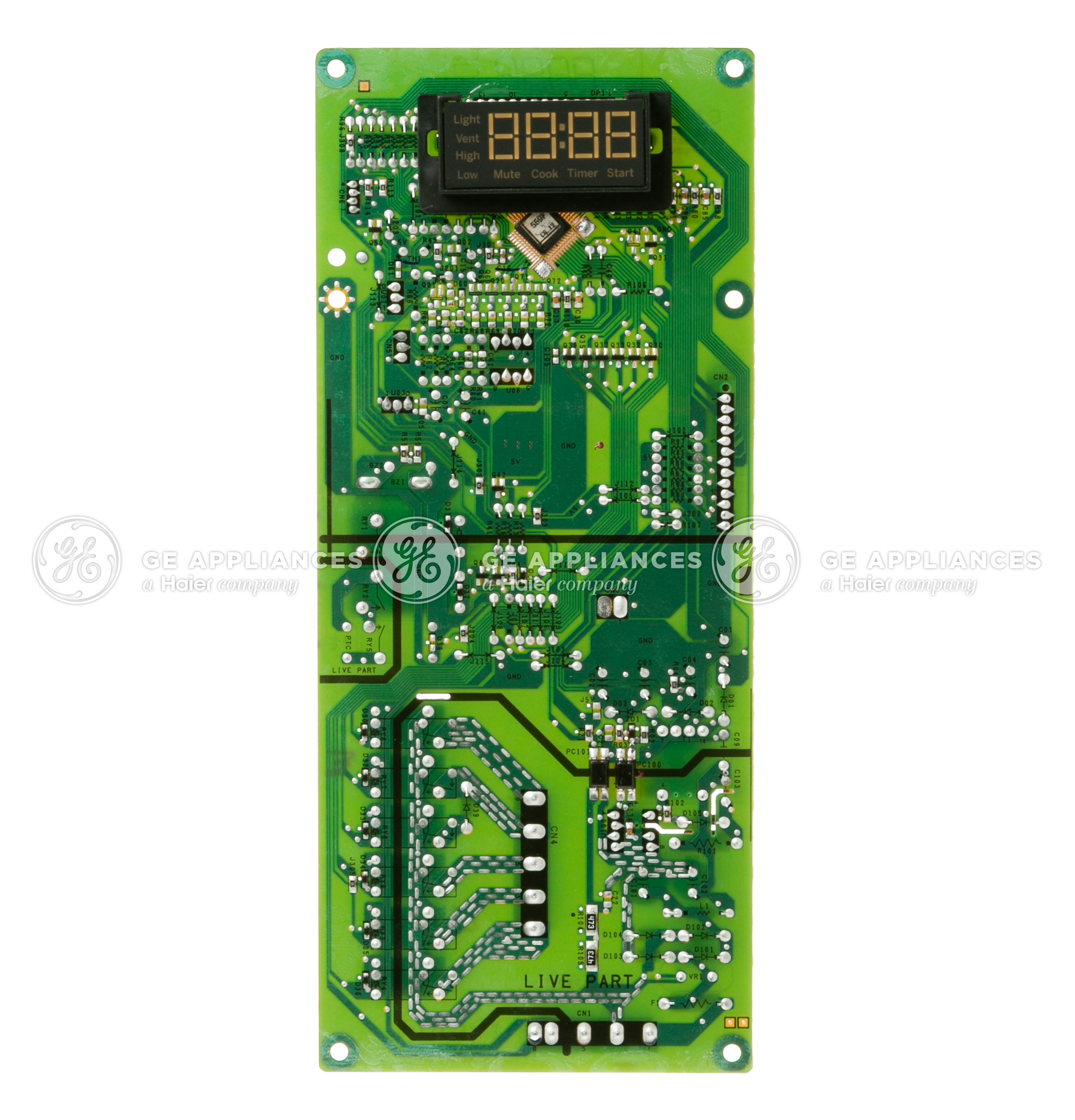 WB27X29801 GE Oven Control Board with White LE