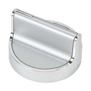 W10766544 Whirlpool Range Burner Control Knob Stainless