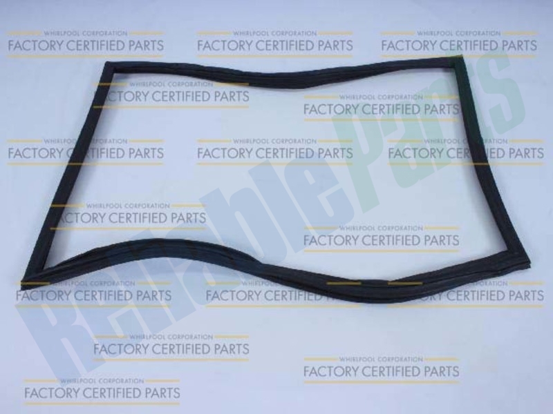 WPW10436253 Whirlpool Refrigerator Freezer Door Gasket Black - Image 3