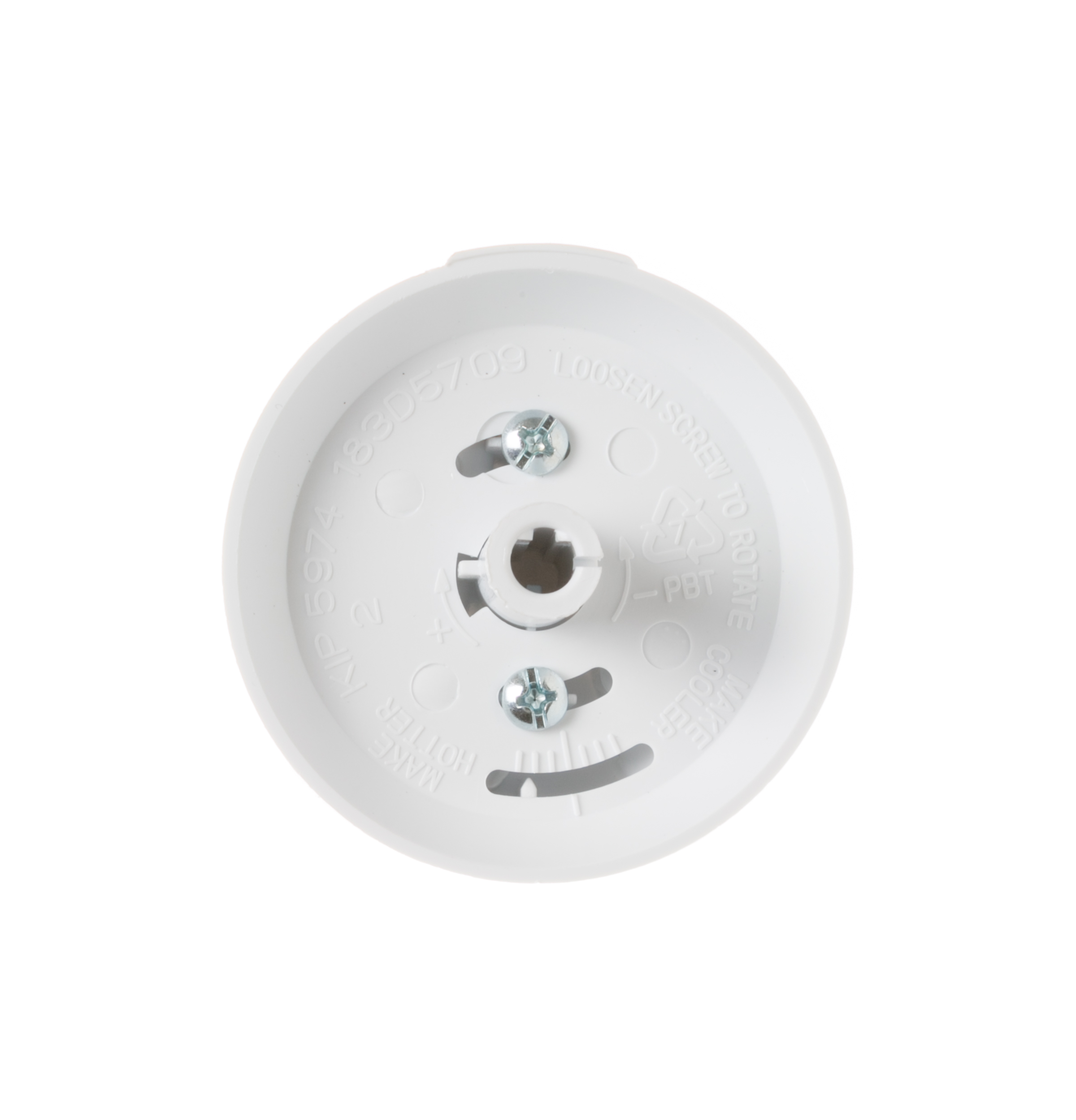 WB03K10036 GE Oven Control Knob White - Image 2