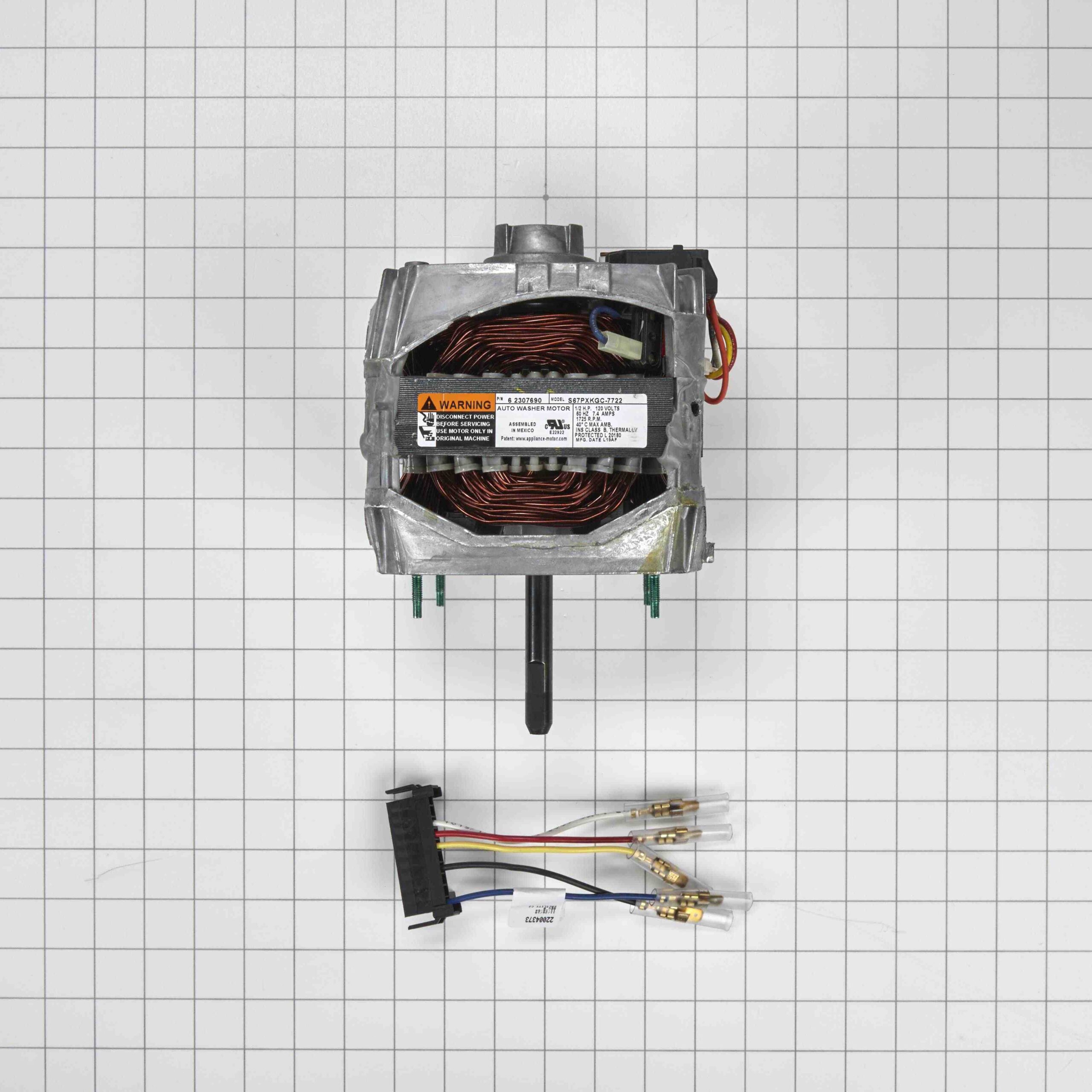 12002351 Whirlpool Washer Drive Motor and Jumper Kit 1 Speed 1/2HP - Image 5