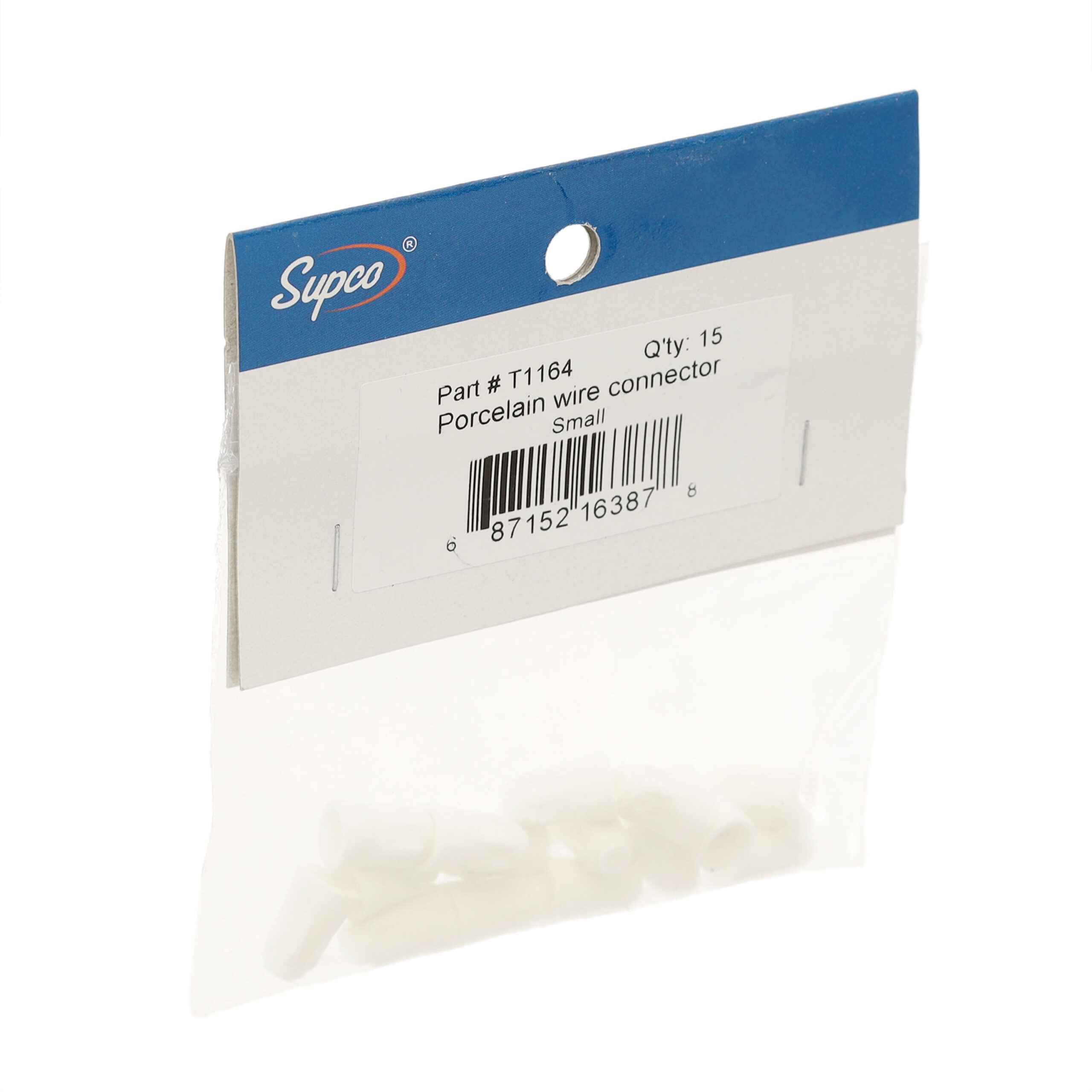 T1164 Supco High Heat Porcelain Wire Connector - Small 18-14 - Image 3