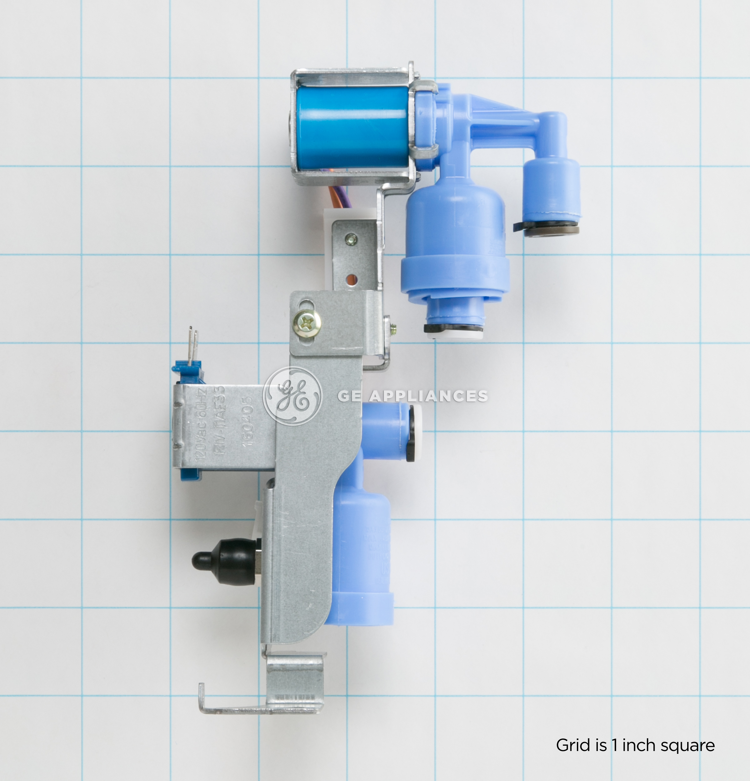 WR57X25917 GE Refrigerator Valve Double IM Assembly