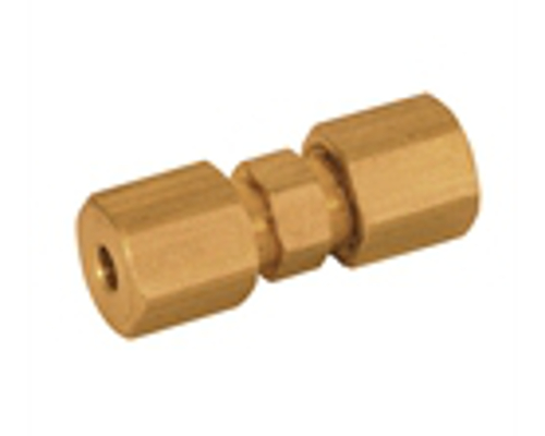 65335 EZ-FLO 1/4" Compression BRASS UNION
