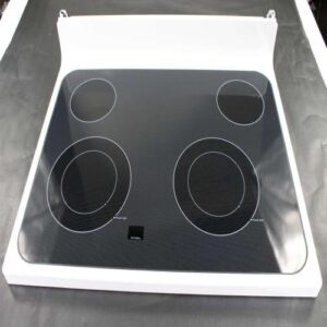 WB62X26651 GE Range Top Glass Assembly (White)