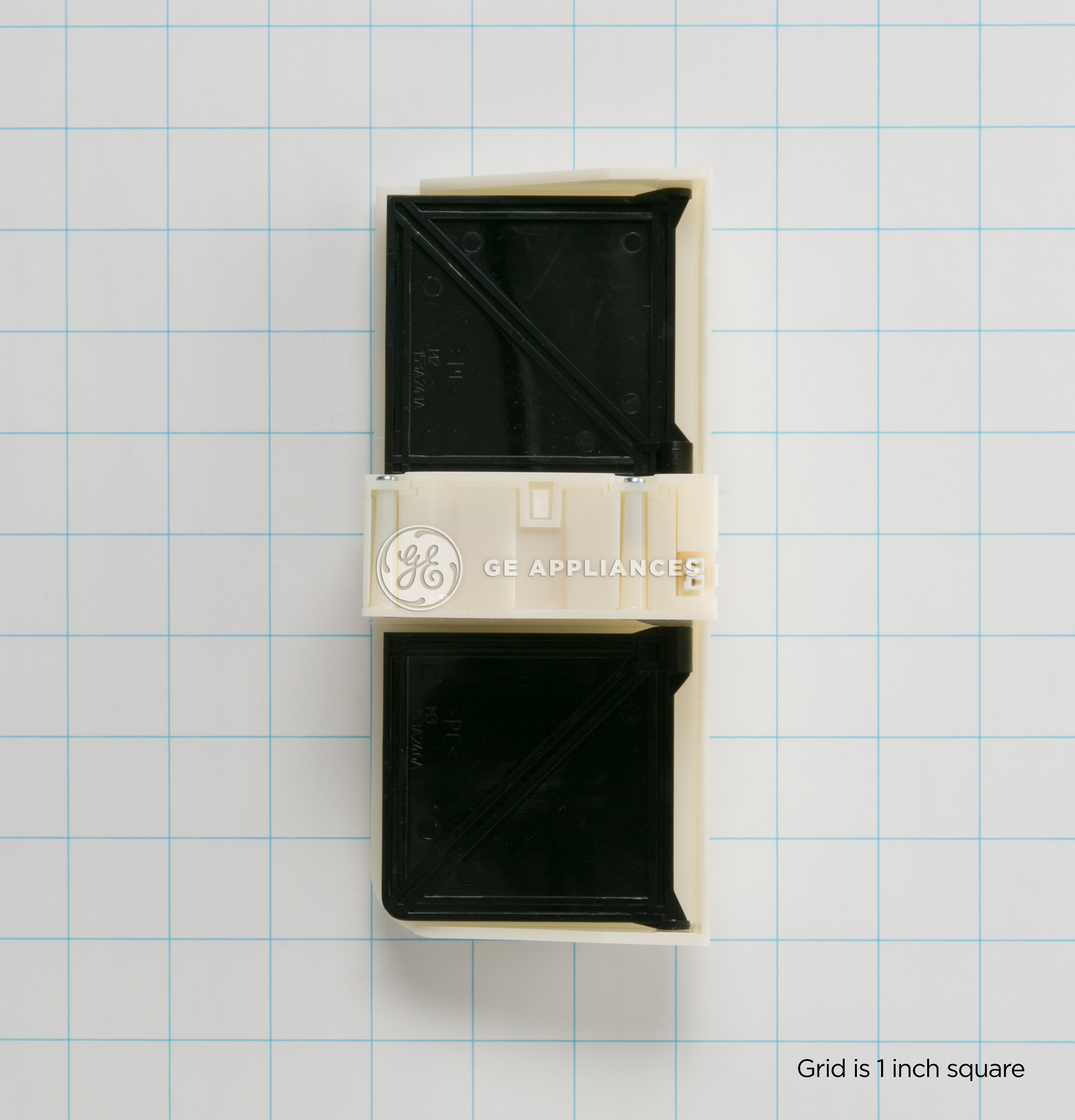 WR60X10062 GE Refrigerator Damper Assembly S - Image 2