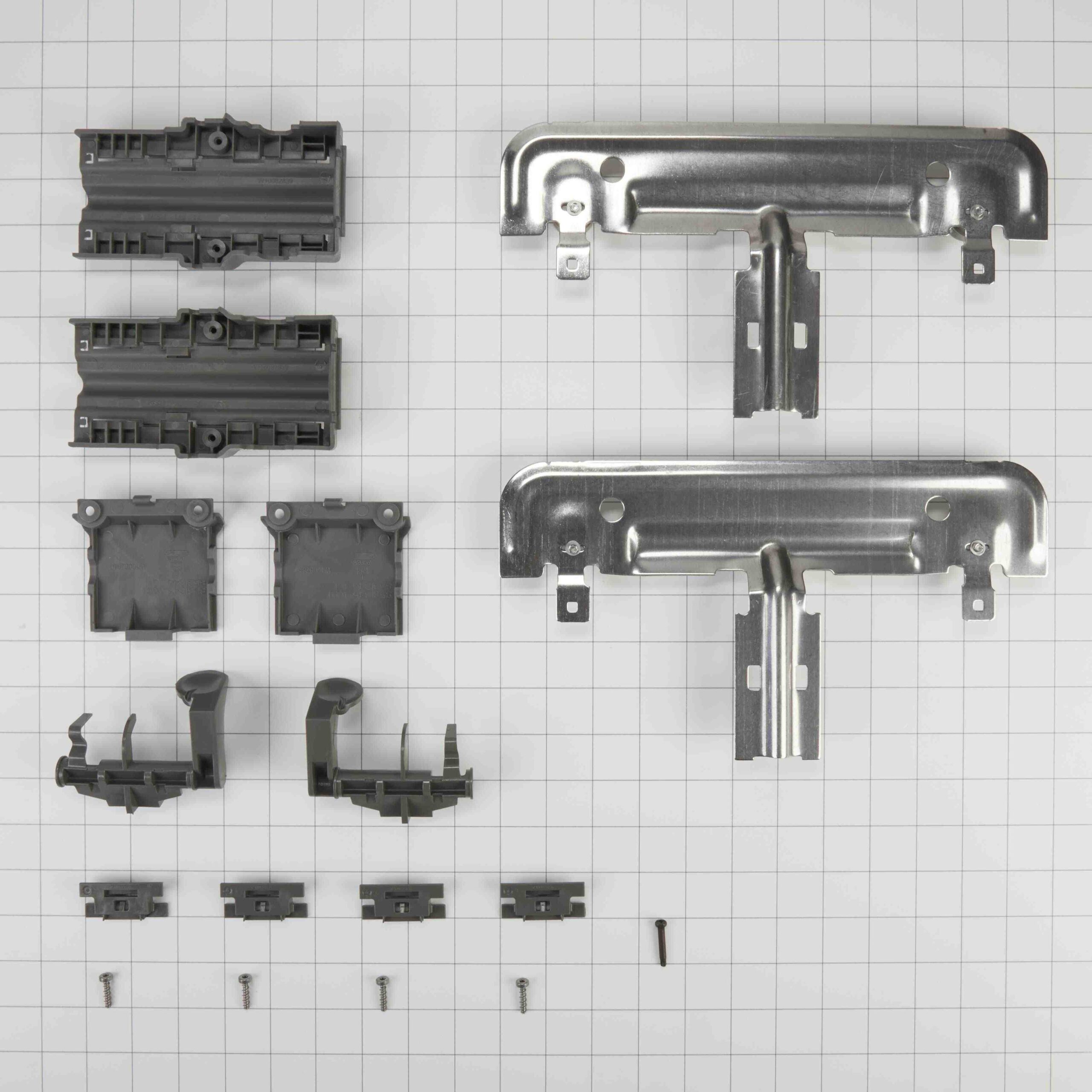 W10712394 Whirlpool Dishwasher Wheel and Arm Adjuster Kit - Image 3