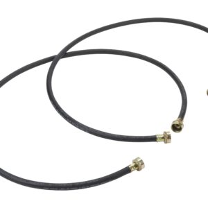 8212641RP Whirlpool 5' Black Epdm Rubber Washer Hose Kit - 2 Pack