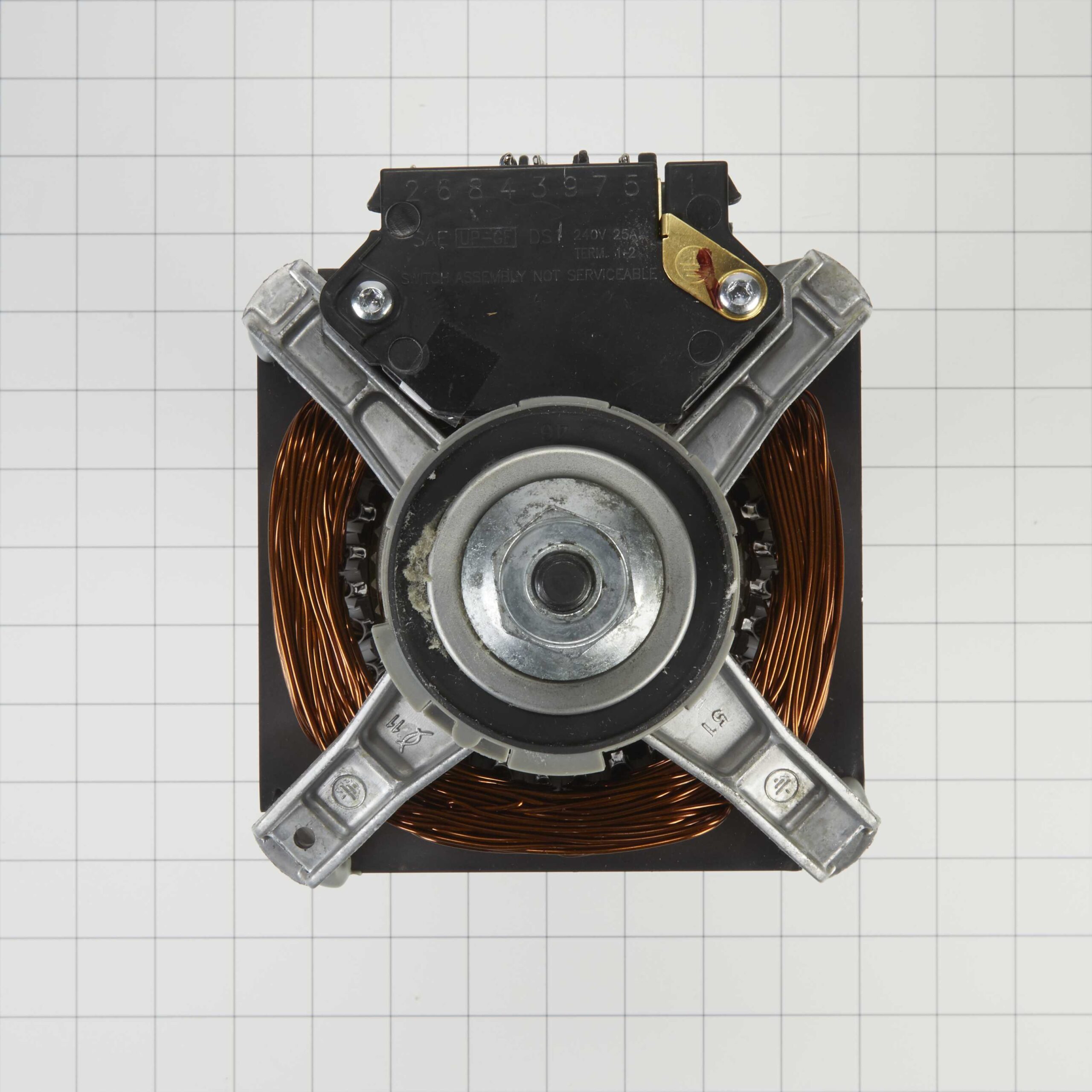 WP2200376 Whirlpool Dryer Drum Drive Motor Assembly - Image 3