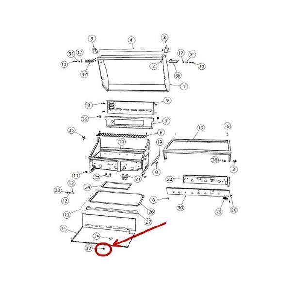 211359P Fisher & Paykel NUT HEX10-24SS LOCK NYLON (1