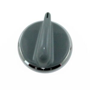 WH01X10462 GE Washer Dryer Gray Knob and Clip Assembly
