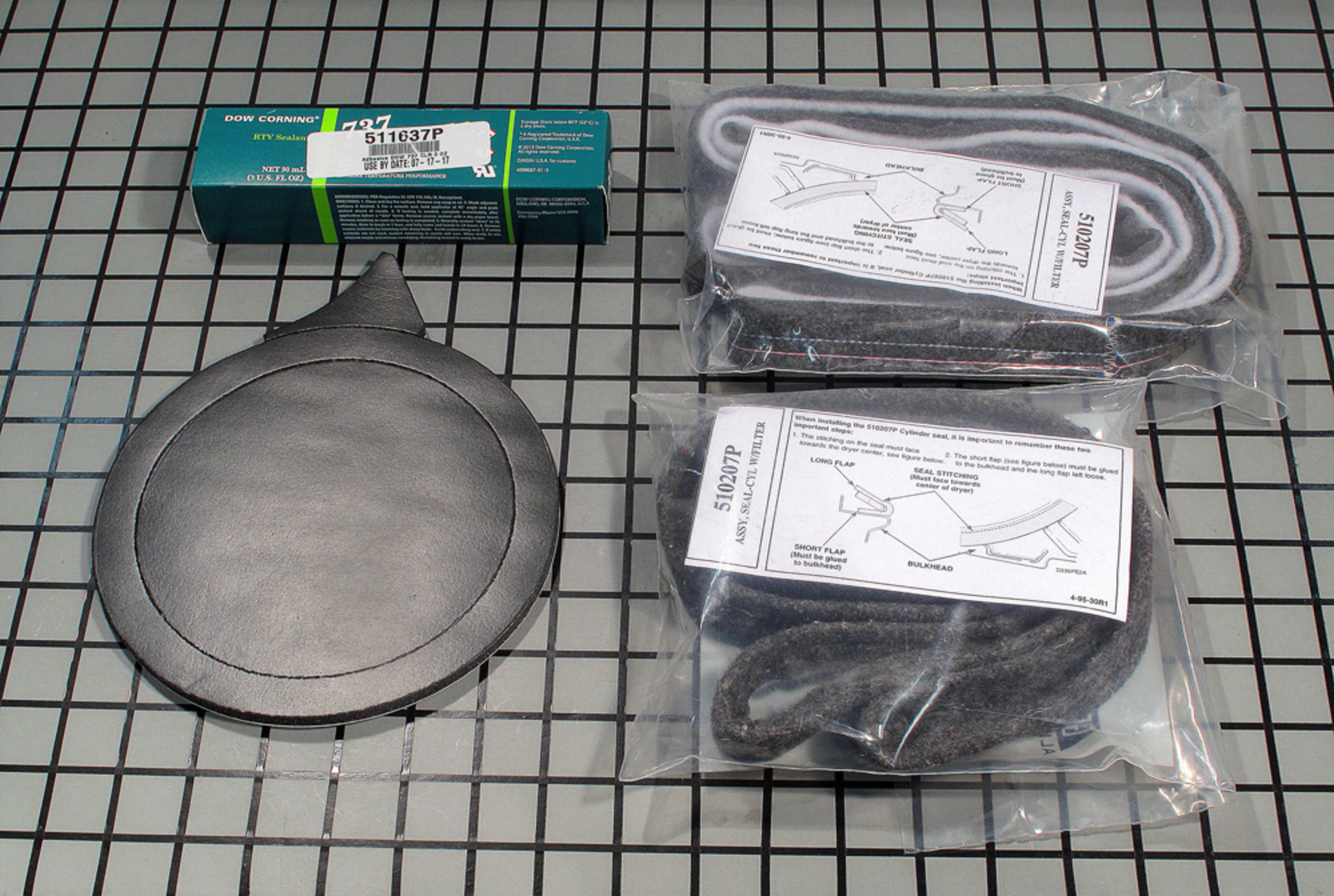 RB170001 Speed Queen Dryer Seal Kit 1992 & Newer SM Dryer