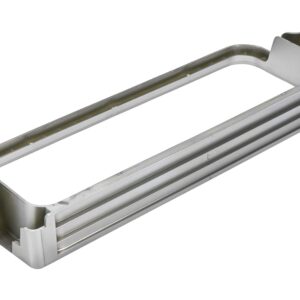 WPW10494333 Whirlpool Refrigerator Door Bin Frame Silver