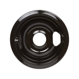 WB31M20 GE Stove Range Stove Cooktop 6" Drip Bowl Black Rear Bubble