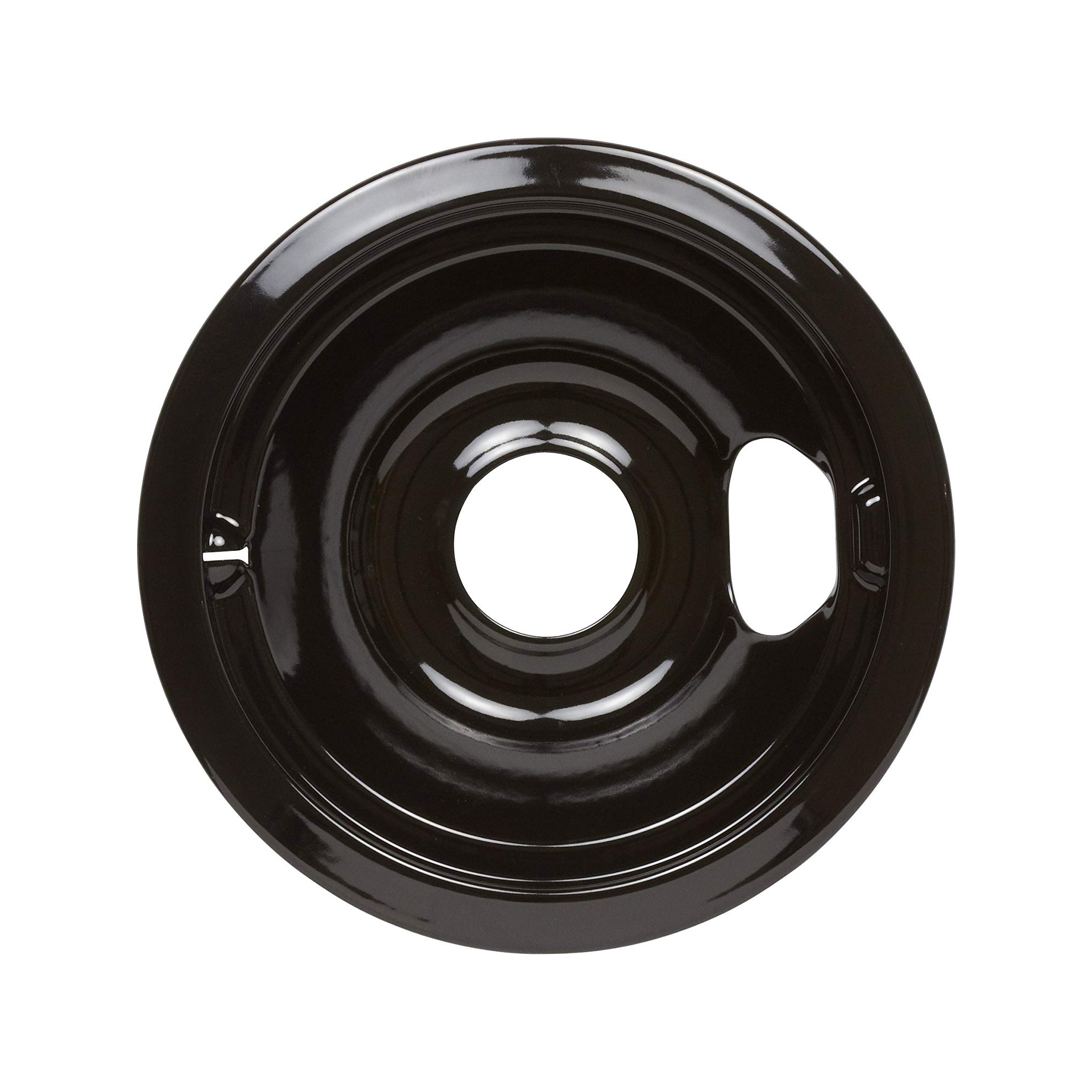 WB31M20 GE Stove Range Stove Cooktop 6" Drip Bowl Black Rear Bubble