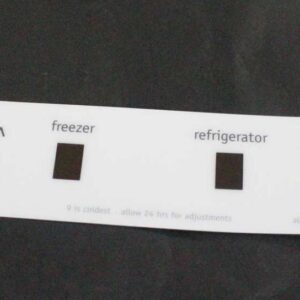 241604010 Frigidaire/Electrolux Refrigerator LABEL-Control Box