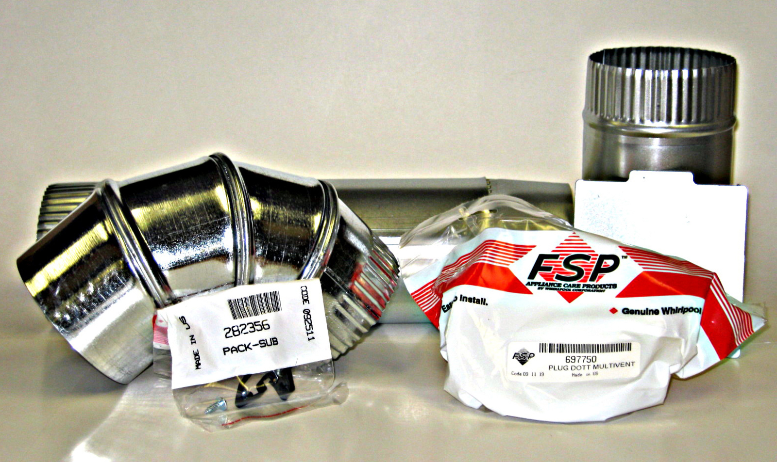 W10470674 Whirlpool Dryer Exhaust Side Vent Kit