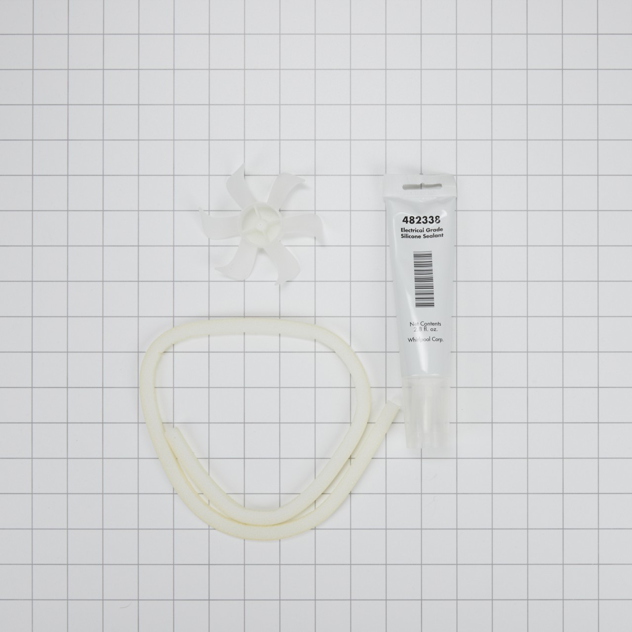 W10916494 Whirlpool Refrigerator Fan Blade - Image 2