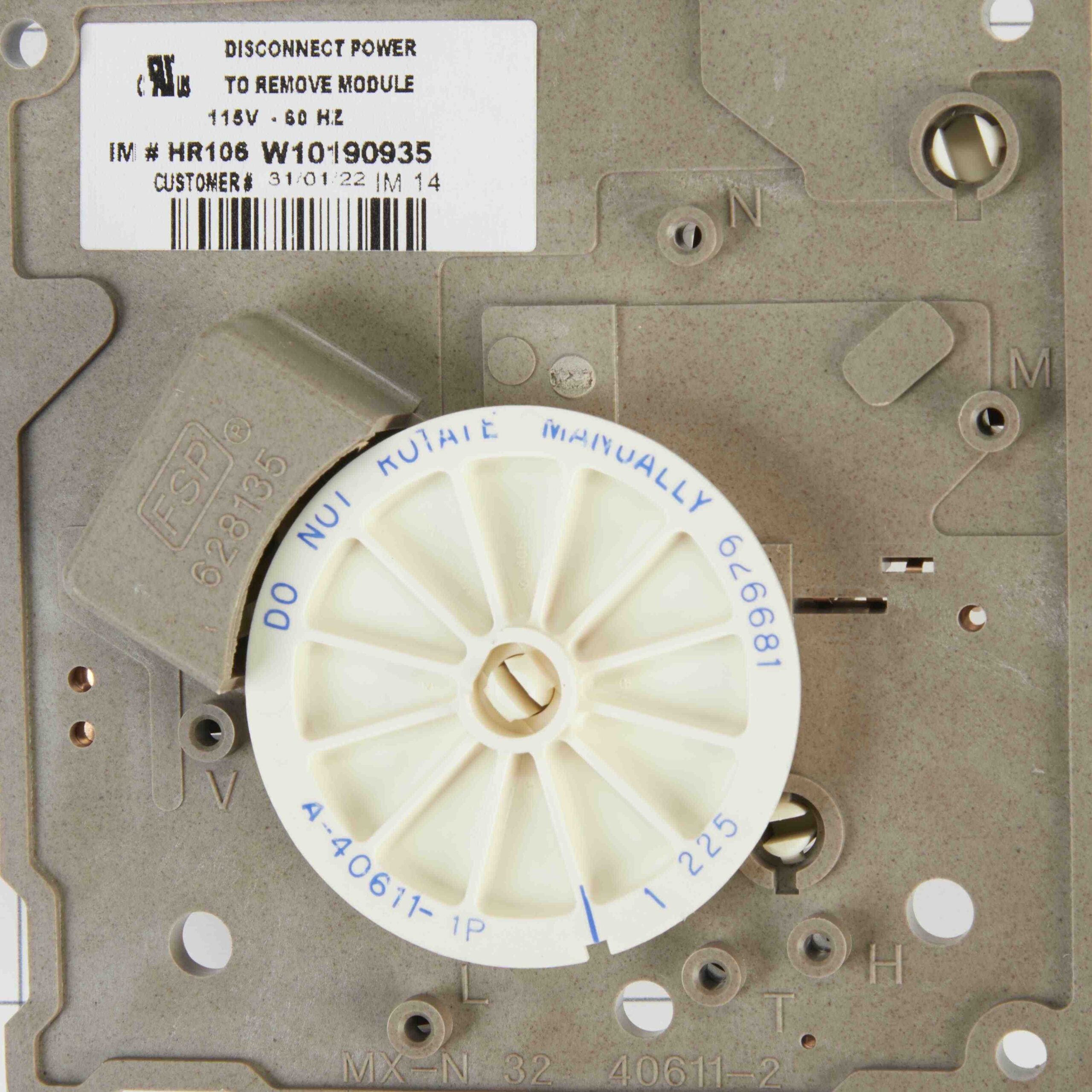 W10190935 Whirlpool Refrigerator Icemaker Motor Module Assembly - Image 5