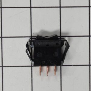 ES15905 Supco Rectangular Black Panel Rocker Switch